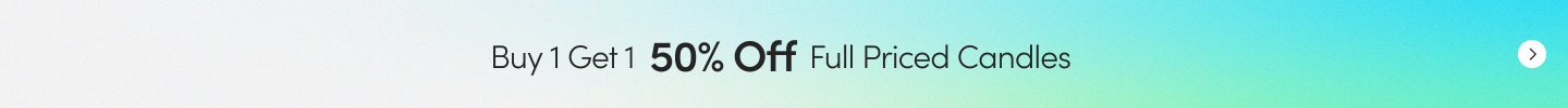 Buy 1 Get 50% Off Candles