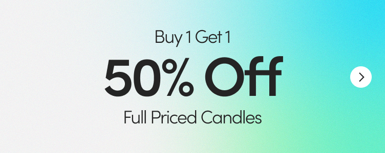 Buy 1 Get 50% Off Candles