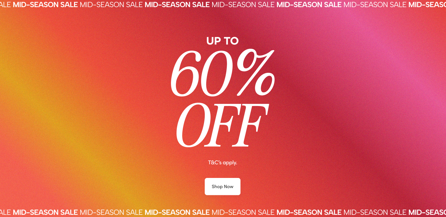Mid Season Sale 