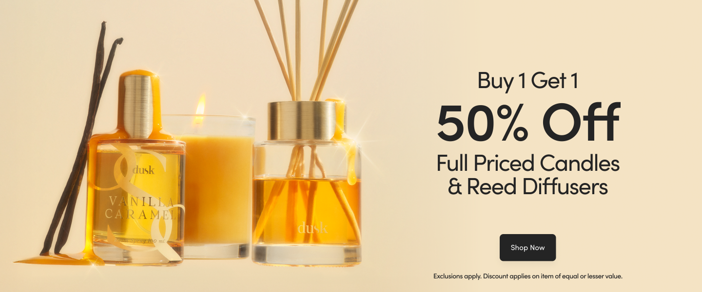 Buy 1 Get 1 50% Off Candles & Reeds