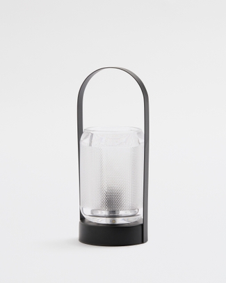 Nuri LED Lantern Black Lrg