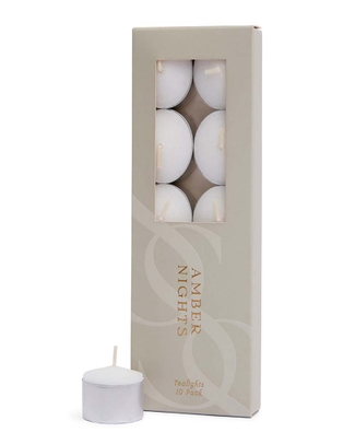 Amber Nights 10pk Tealights Signature 5hr