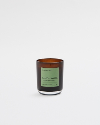 Sandalwood 180g Soy Candle - Rejuvenate Collection