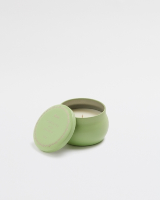Green Tea & Jasmine Candle In a Tin 100g - Tea Room