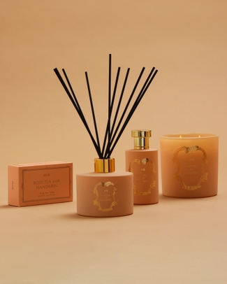 Rose Tea & Mandarin Reed Diffuser 200ml - Tea Room