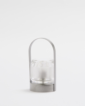 Nuri LED Lantern Gunmetal Sml
