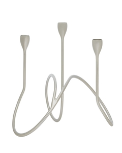 Tangle Silver Taper Candle Holder