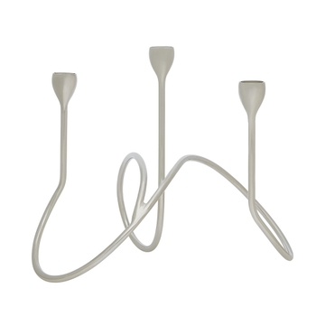 Tangle Silver Taper Candle Holder