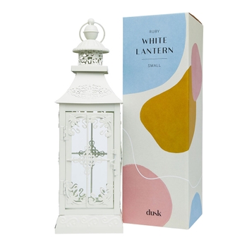 Ruby White Lantern Small