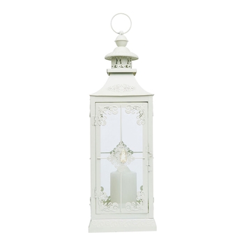 Ruby White Lantern Large