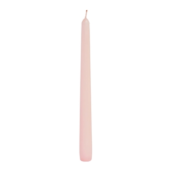 Light Pink  Unscented Taper Candle