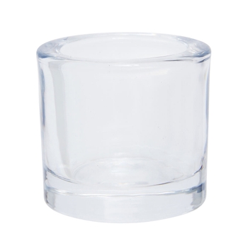 Clear Glass Tealight Candle Holder