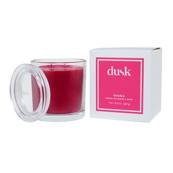 Cherry Blossom &amp; Musk Osaka 2 Wick Scented Candle