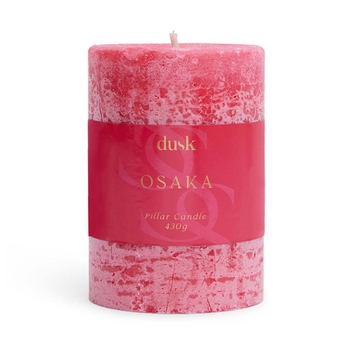 Cherry Blossom &amp; Musk Osaka Fragrant Pillar Candle