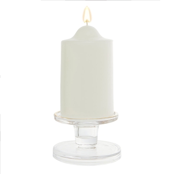 Mora Gold Rim Pillar And Taper Candle Holder