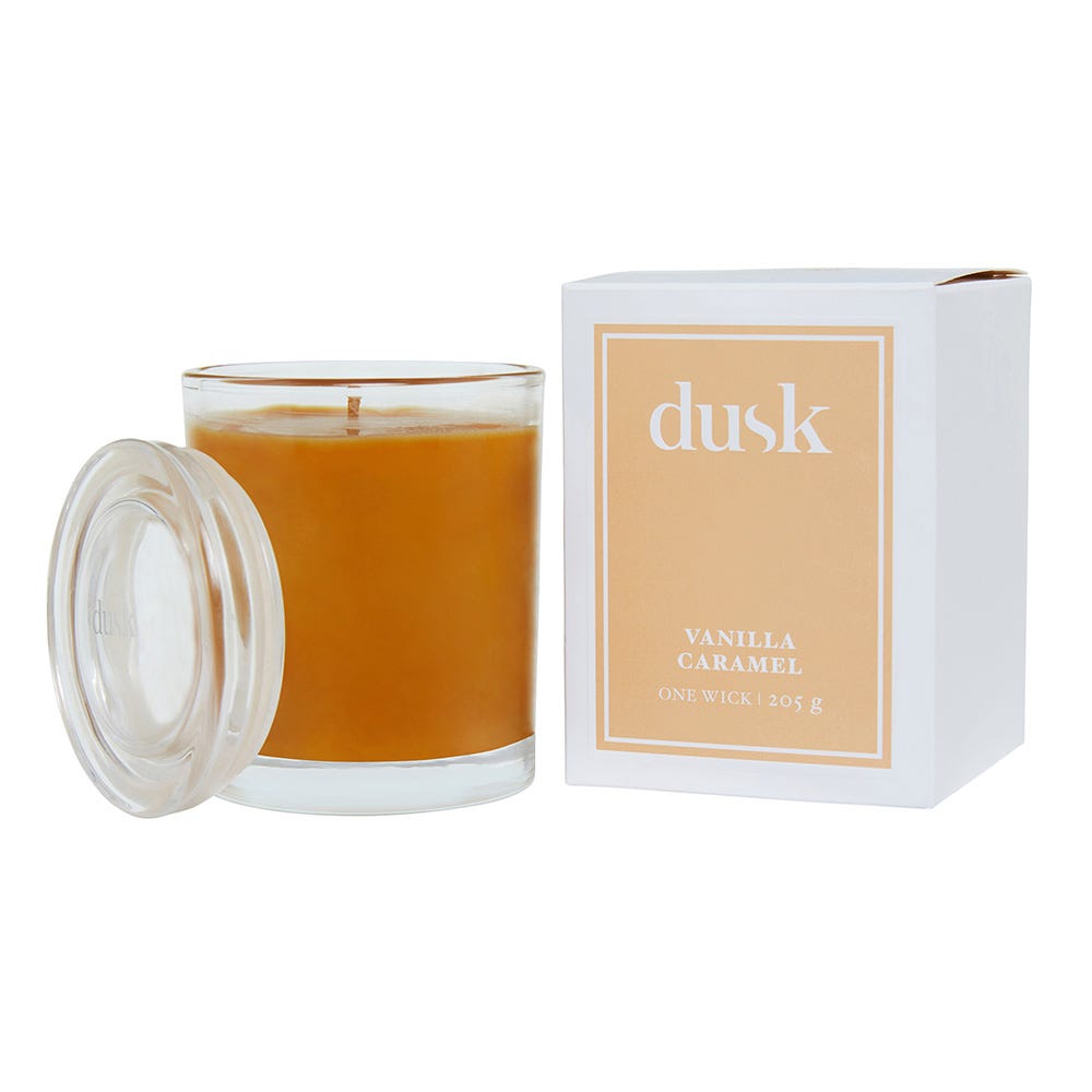 dusk Vanilla Caramel 1 Wick Scented Candle