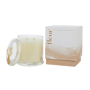 Star Jasmine & Golden Amber 2 Wick Candle