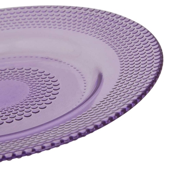 Tiffany Purple Glass Plate