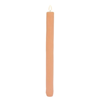 Apricot Crush Linear Soy Unscented Taper Candle (2 Pack)