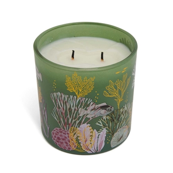 Lotus & Coastal Grass 2 Wick Scented Candle