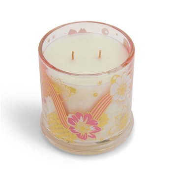 Pink Rose & Incense Aurora Scented Candle 200g