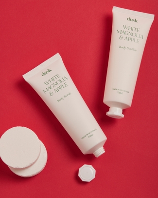 White Magnolia & Apple Bath Set Trio