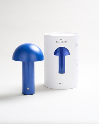 Small Bell LED Lamp - Cobalt Blue