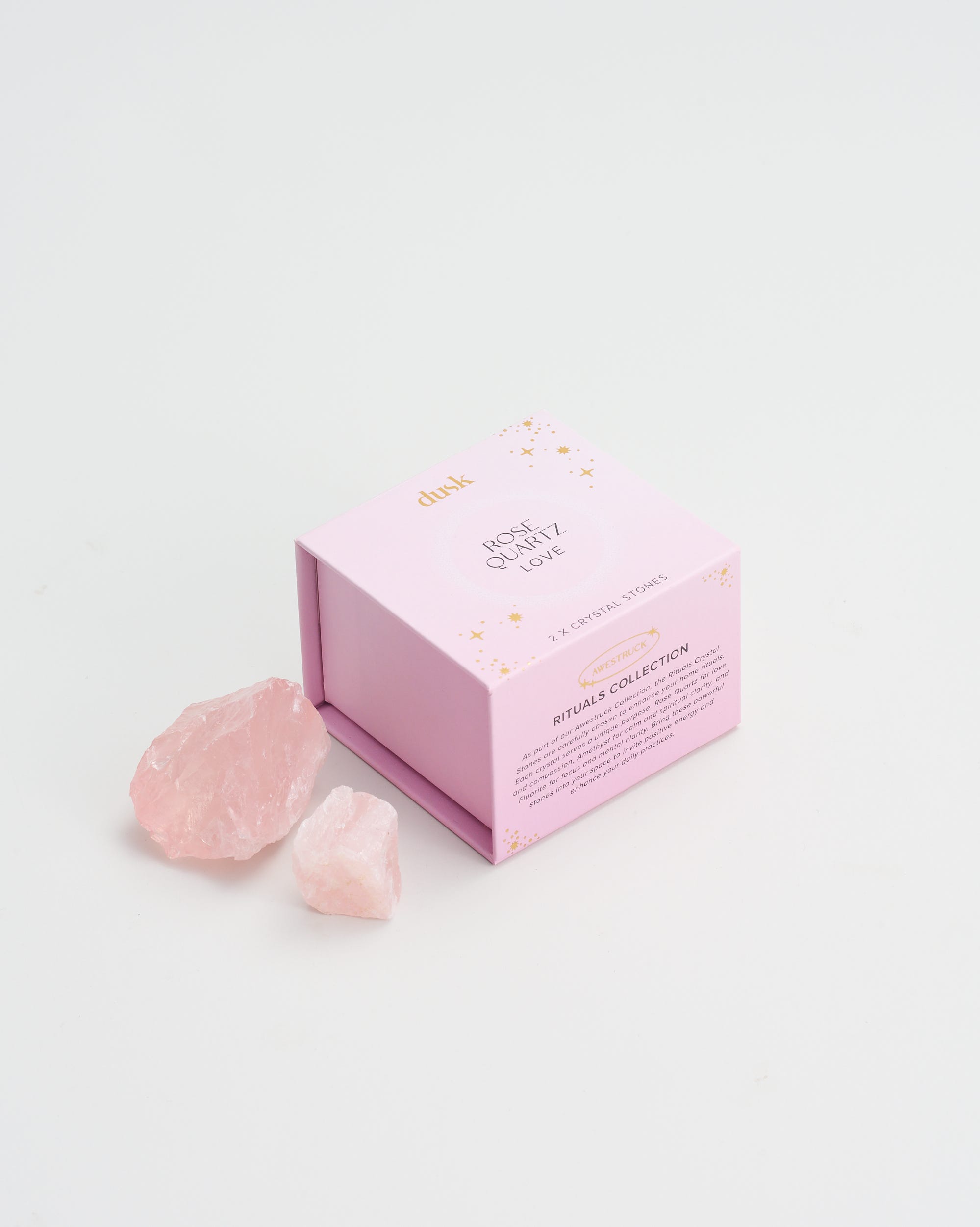 Crystal Stones 2pk - Rose Quartz