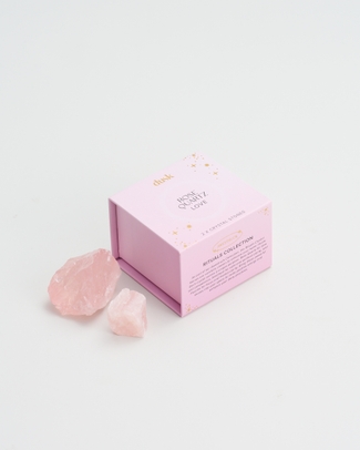 Crystal Stones 2pk - Rose Quartz