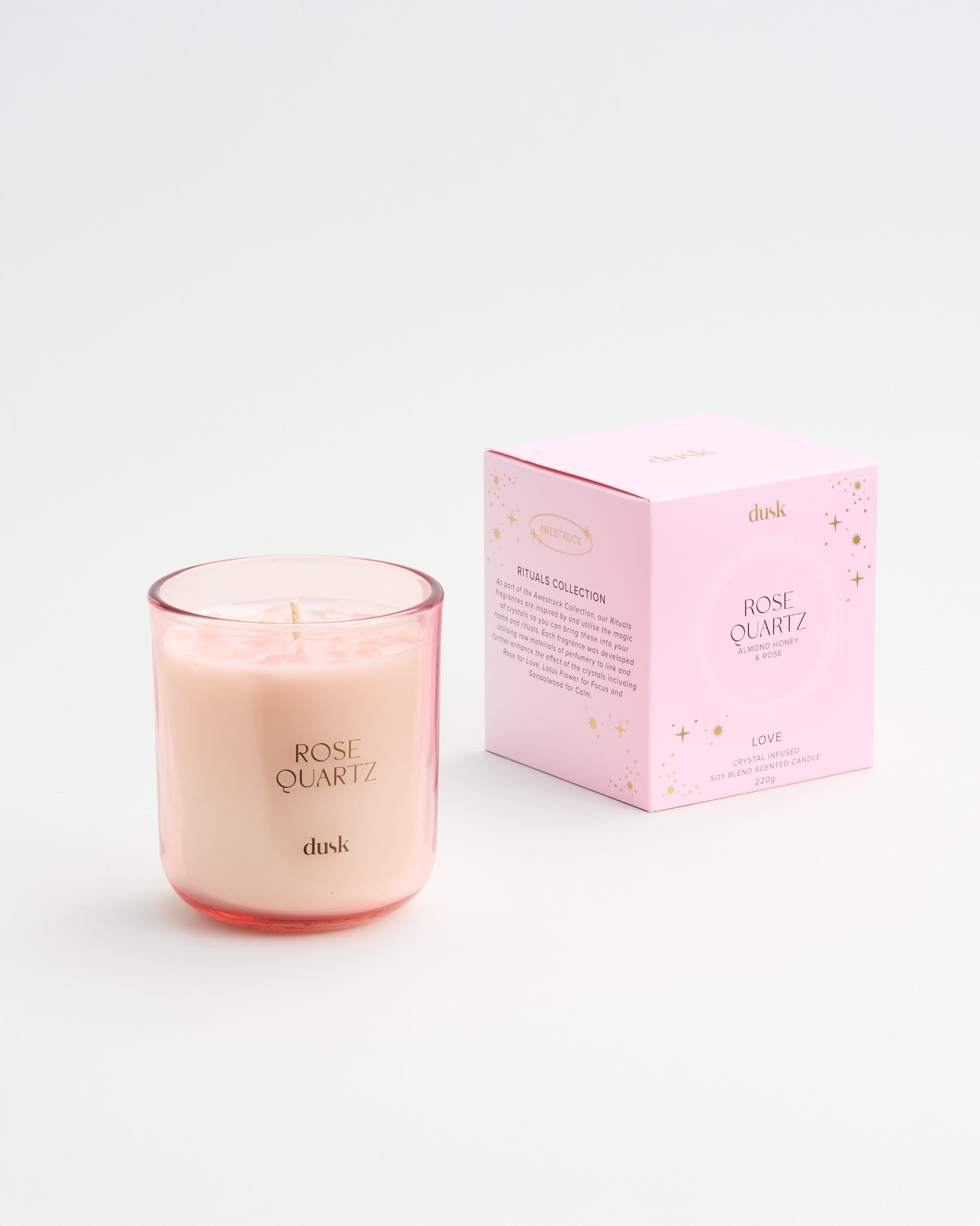 Rose Quartz 220g Candle