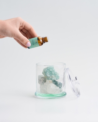 Fluorite Crystal Diffuser and Oil Bundle Focus
