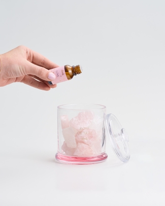 Rose Quartz Crystal Diffuser and Oil Bundle Love 