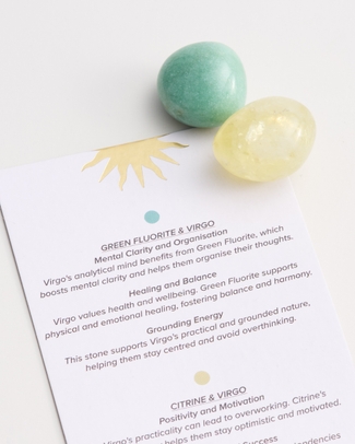 Virgo Crystal Stones Gift Box
