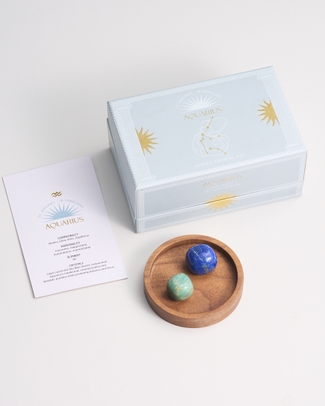 Aquarius Crystal Stones Gift Box