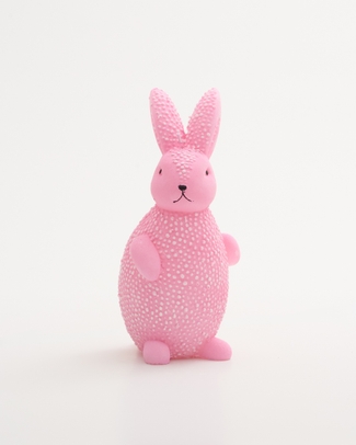 Bunny Unscented Candle Pink 18cm