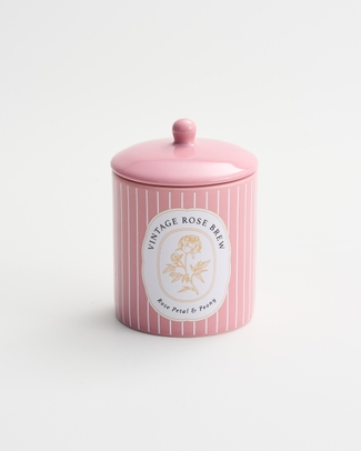 Vintage Rose Brew Ceramic Candle 150g