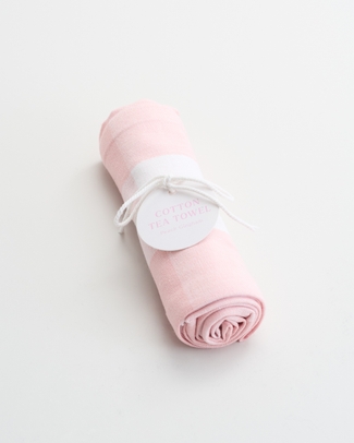 Cotton Tea Towels Woven Wide Check