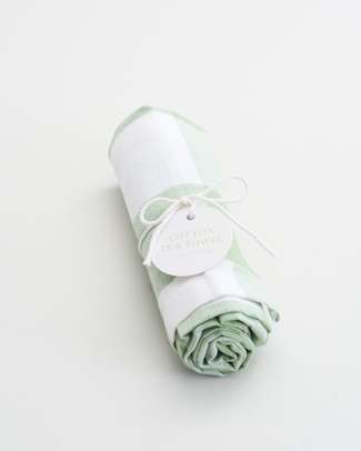 Cotton Tea Towels Gingham