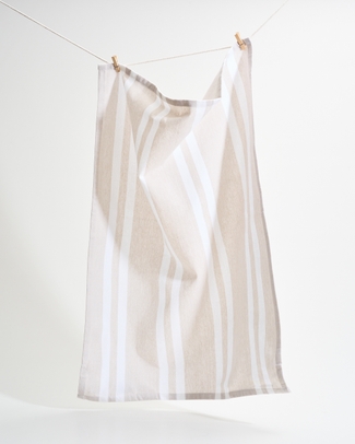 Cotton Tea Towels Wide Stripe