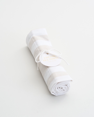 Cotton Tea Towels Wide Stripe