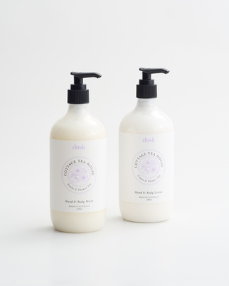 Cottage Tea House Body Wash And Lotion Duo 500mL