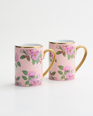 Garden Flowers Ceramic Mug 2PK