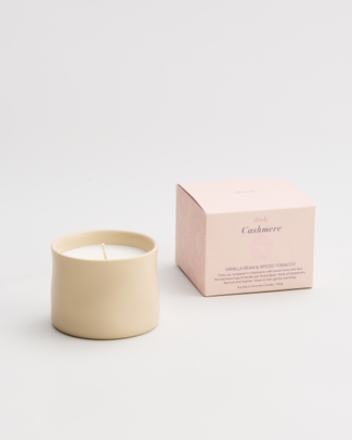 Soy Blend Scented Ceramic Candle 140g Cashmere
