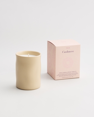 Soy Blend Scented Ceramic Candle 220g Cashmere