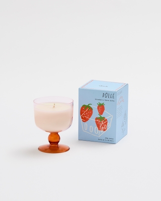 Dolce Strawberry Panna Cotta Candle 200g