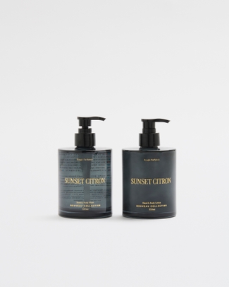 Sunset Citron Hand & Body Wash 330mL & Hand & Body Lotion Duo 330mL