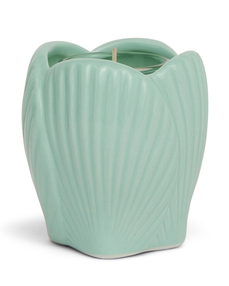 Mint Shell Votive Holder