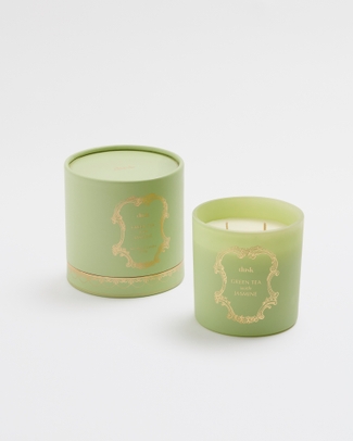 Green Tea & Jasmine Candle 380g - Tea Room