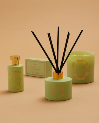 Green Tea & Jasmine Candle 380g - Tea Room