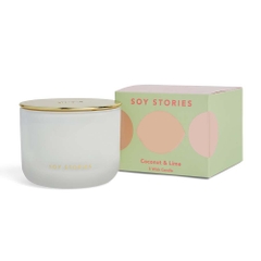 Coconut & Lime 3 Wick Soy Scented Candle